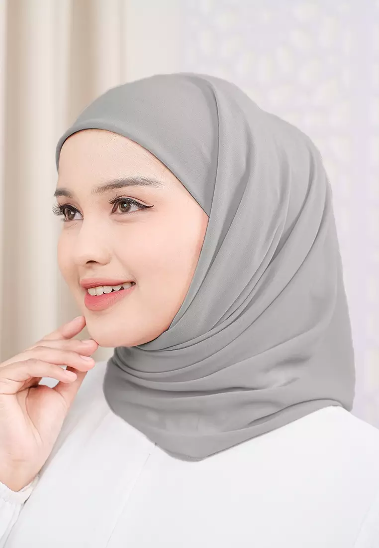 HIJAB INSTAN ALINE - MONKEY GREY