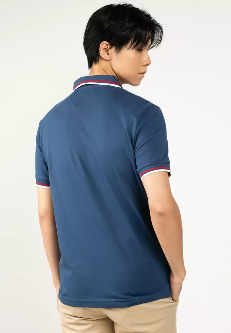 Tipped Piqué Polo Shirt