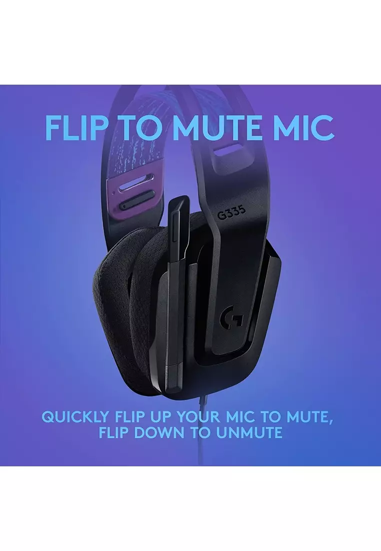 Buy Logitech G Logitech G335 Stereo Wired Gaming Headset (Black) 2024