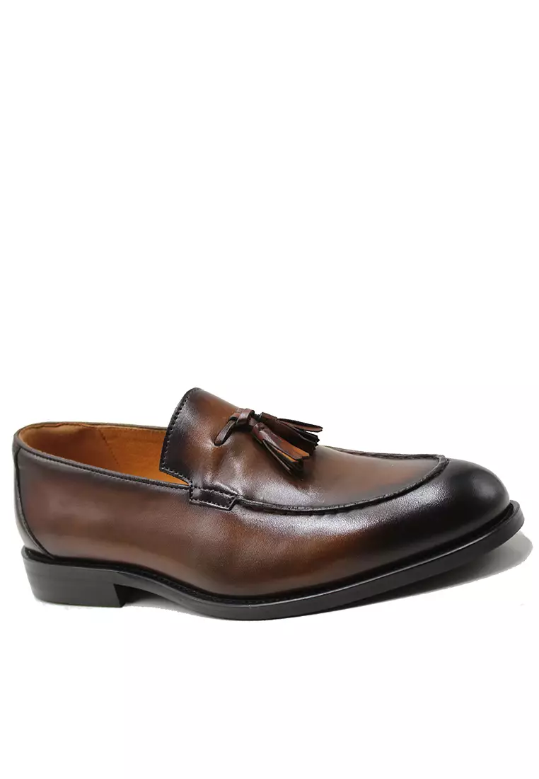 Discount on Twenty Eight Shoes  shoes - SKU: Grain Leather Tassel loafers MK5060-2