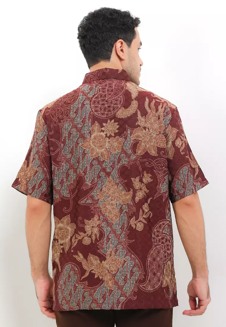 Hem Regular Fit Batik Parang Kembang