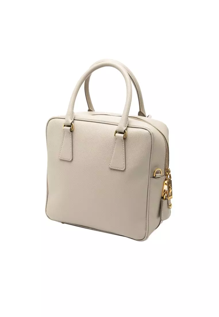 Pre-Loved Prada Saffiano Lux Satchel