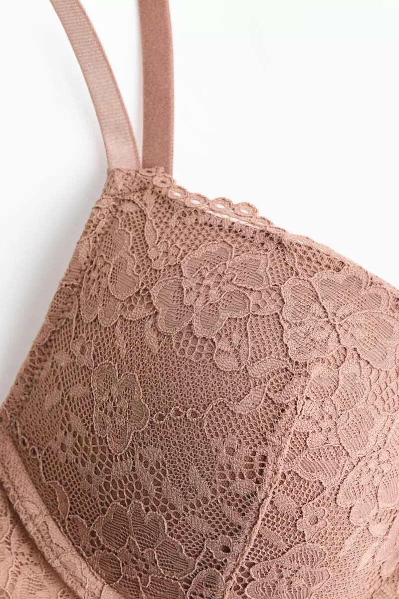 Lace push-up bra