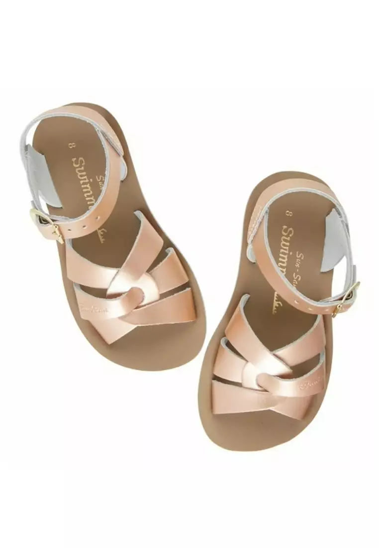 Discount on Salt-Water  shoes - SKU: Salt-Water Kids Swimmer Rose Gold 232
