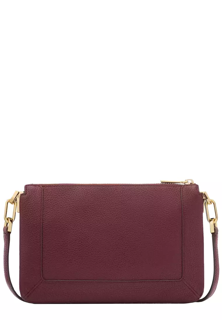Lena Double Compartment Crossbody Bag in Cherrywood KH430