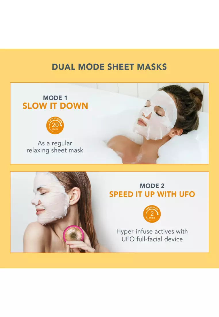 FOREO Sheet Mask Farm to Face Collection Facial Mask - Full Face Masks Packs | Beauty & Personal Care |For All Skin Types  | 3 pcs/pack | All Natural-Manuka Honey