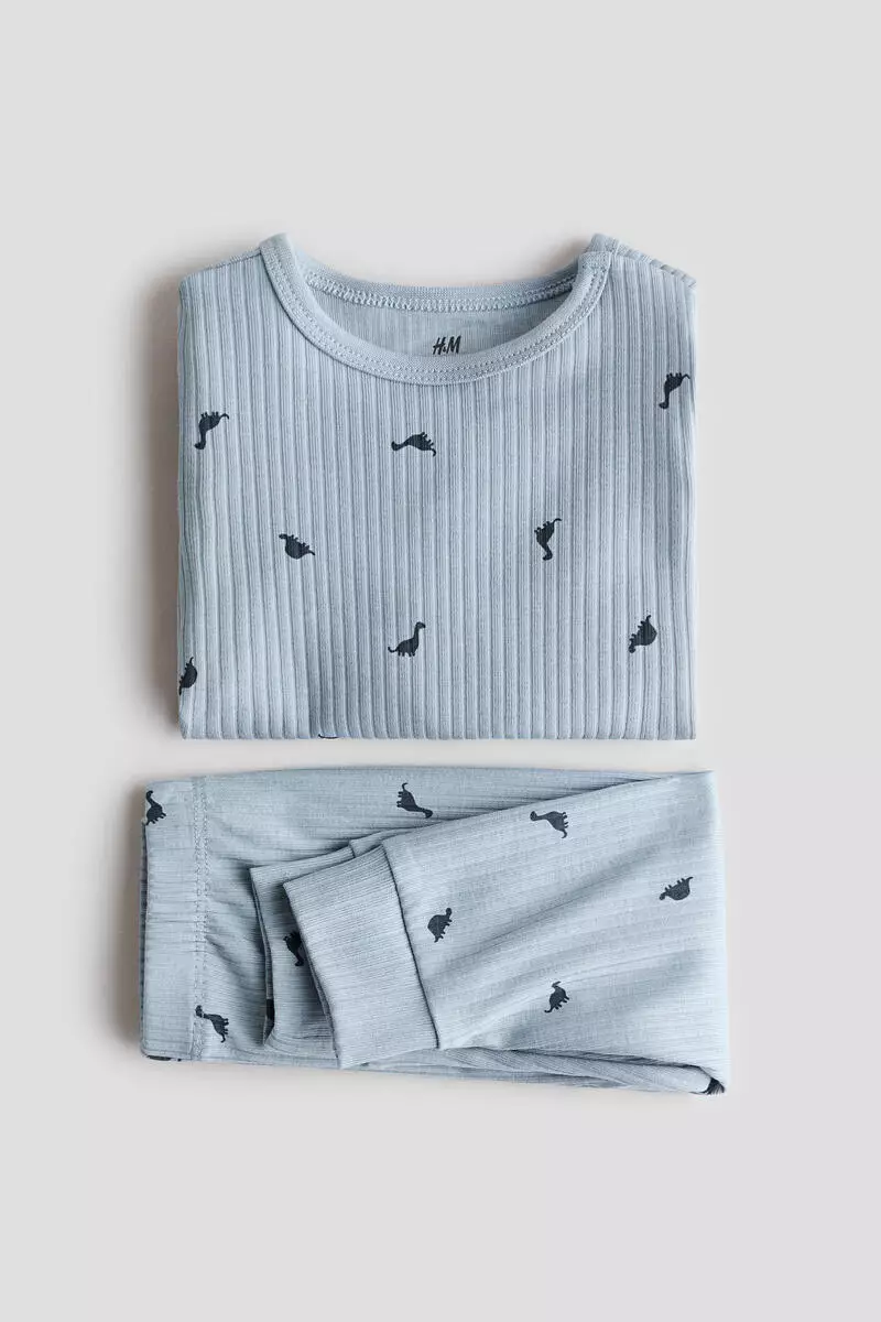 Ribbed cotton set