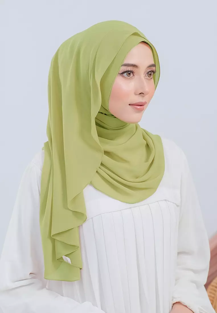 HIJAB INSTAN LUBNA - OLIVE