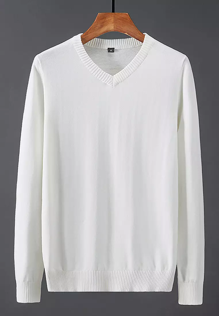 Twenty Eight Shoes VANSA Solid Color V-neck Knitted Pullover Sweater  VCM-Kw6620 2023 | Buy Twenty Eight Shoes Online | ZALORA Hong Kong