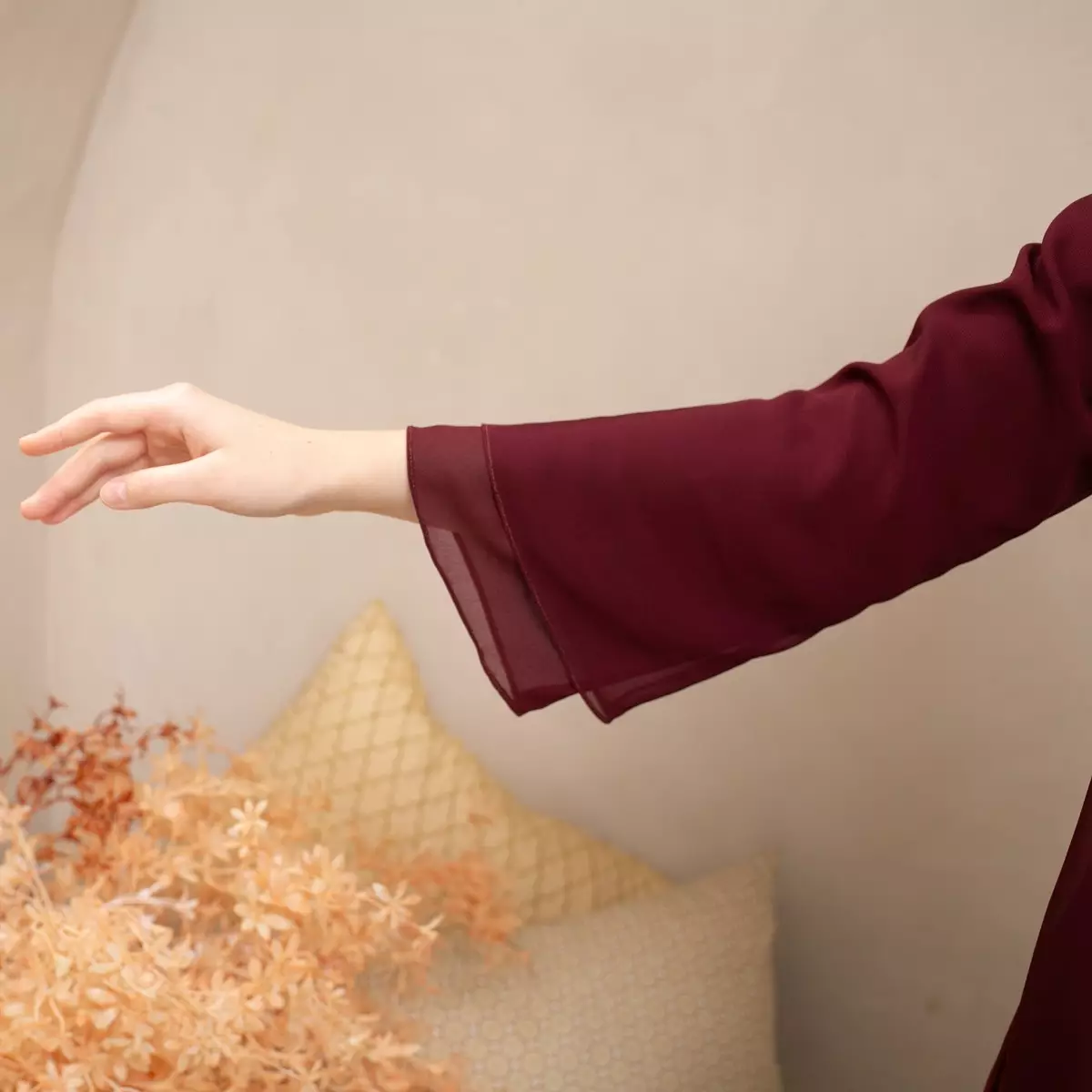 EPC Gamis Audrey - Burgundy - Embroidery Collection