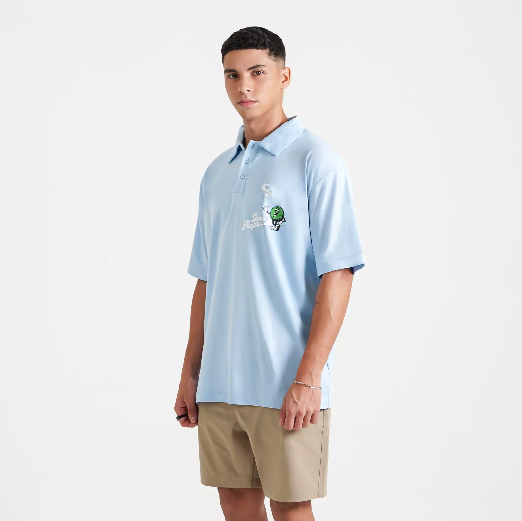 CELCIUS Polo Shirt LIN001337C Baby Blue