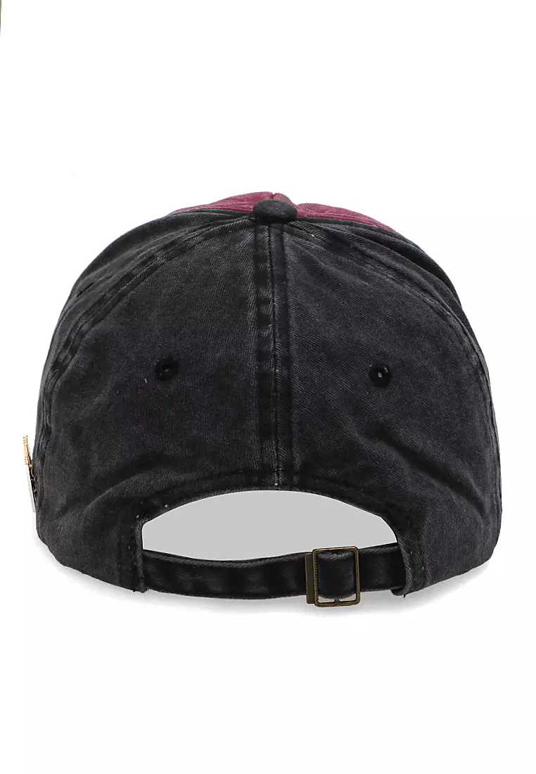 Drsh Topi Cap Baseball Unisex Boys Casual Stylish Resizable Strap Material Cotton ORIGINAL - Red