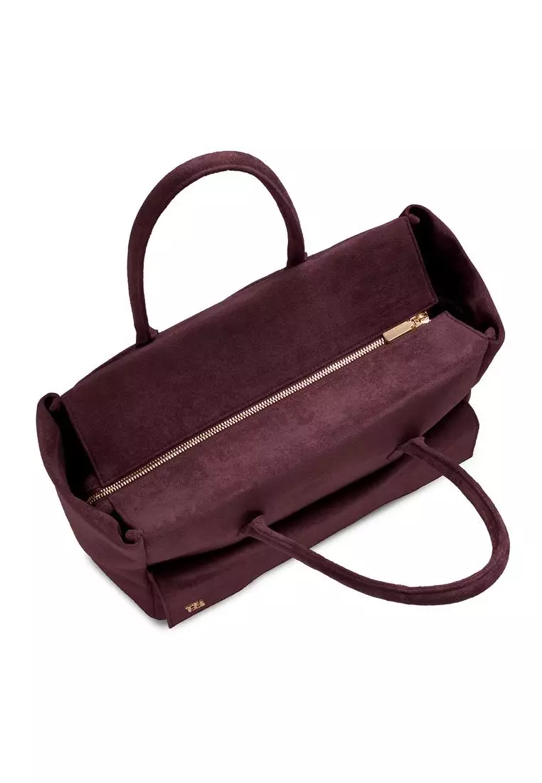Aure M Tote Suede - Burgundy