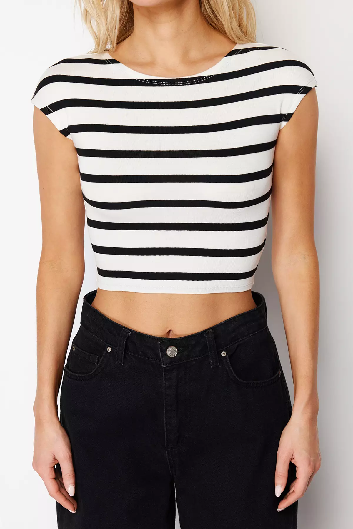 Stripe Crop Top