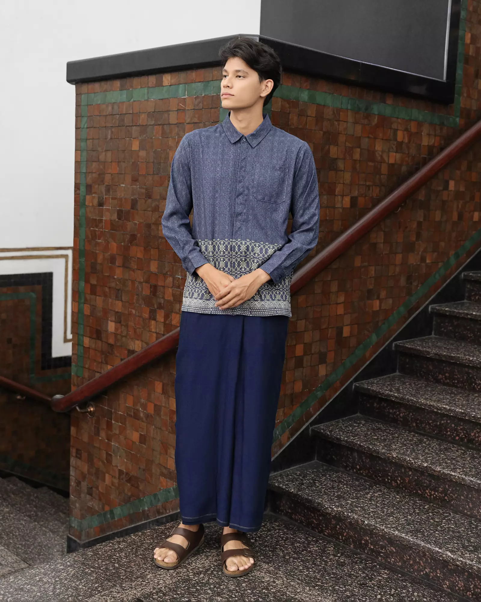 KASEP GYRAN SARUNG / SARUNG DEWASA - Navy