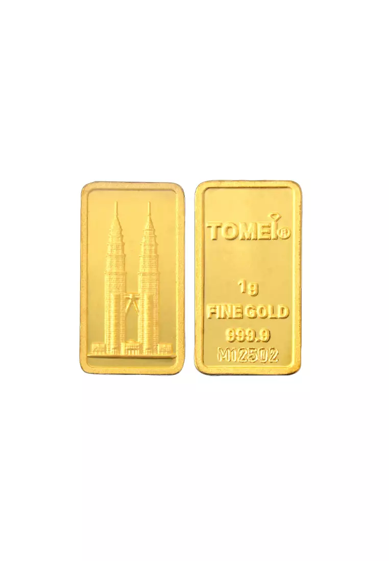 [Tomei Exclusive] KLCC Twin Towers Wafer | 1 Gram | Fine Gold 9999