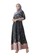 Hijab Wanita Cantik.com black Dress Printing Exclusive Cilla Dress - Gamis Pakaian Muslim Varian Black 84A96AA15C6A17GS_1