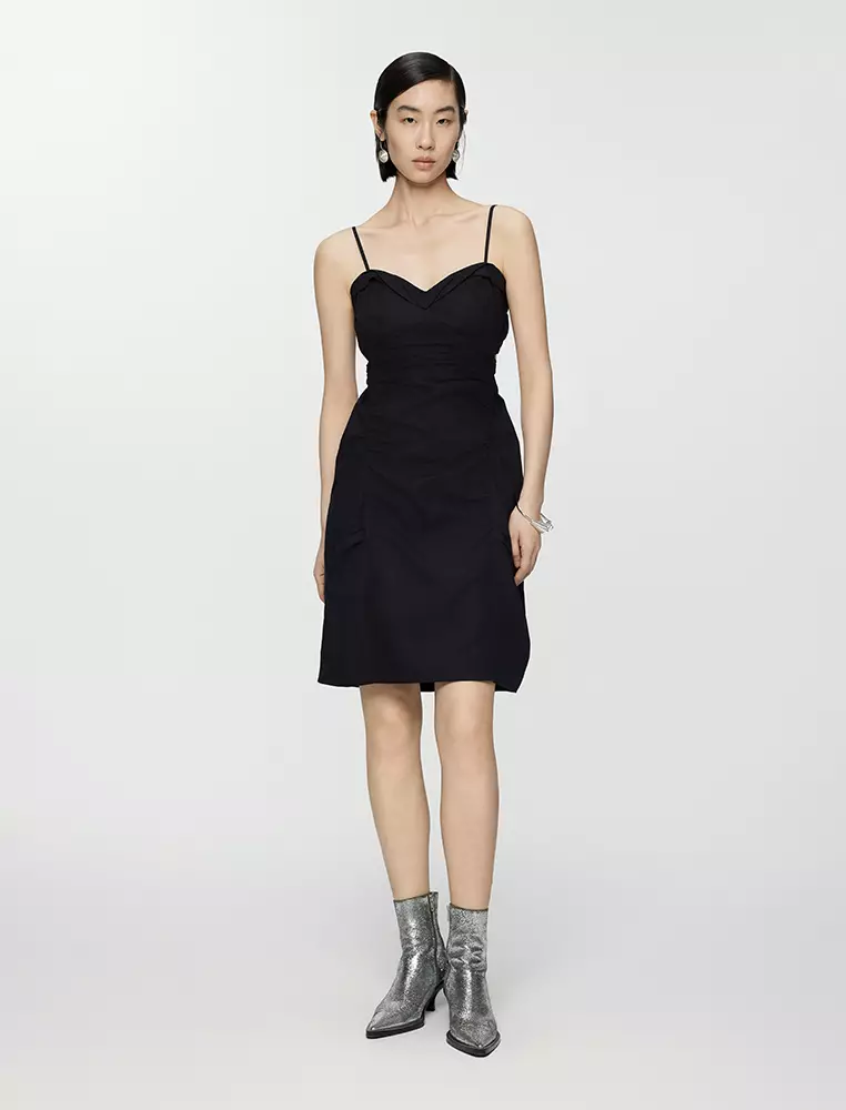Buy Jnby Midi Pleated Strap Dress 2026 Online | ZALORA