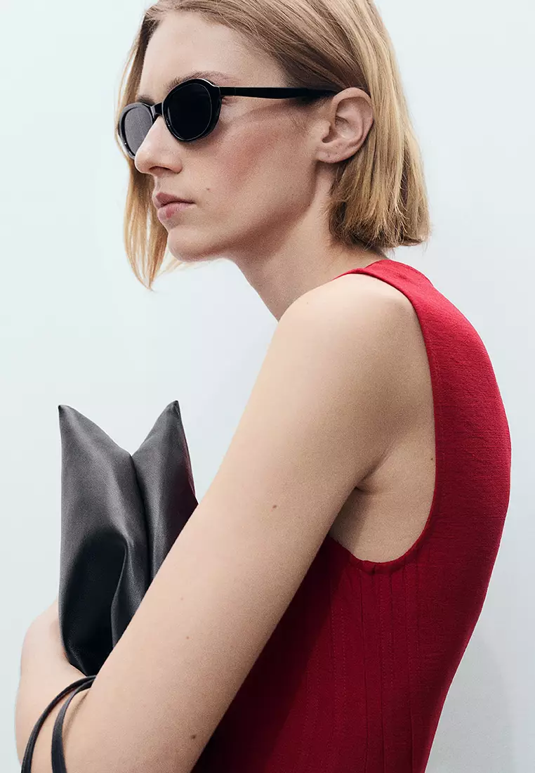 A-Line Dress With Pleats