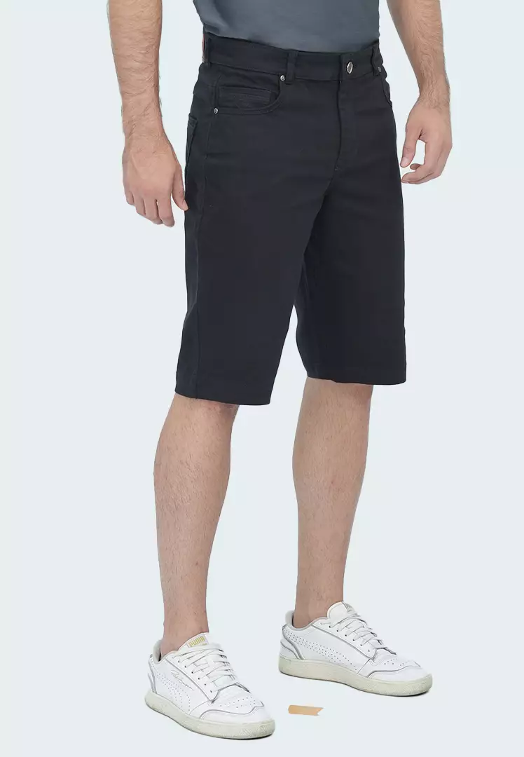 LGS - Celana Pendek Pria - Chinos Pants - Motif Polos - Hitam - CSS.573.S079.001.C