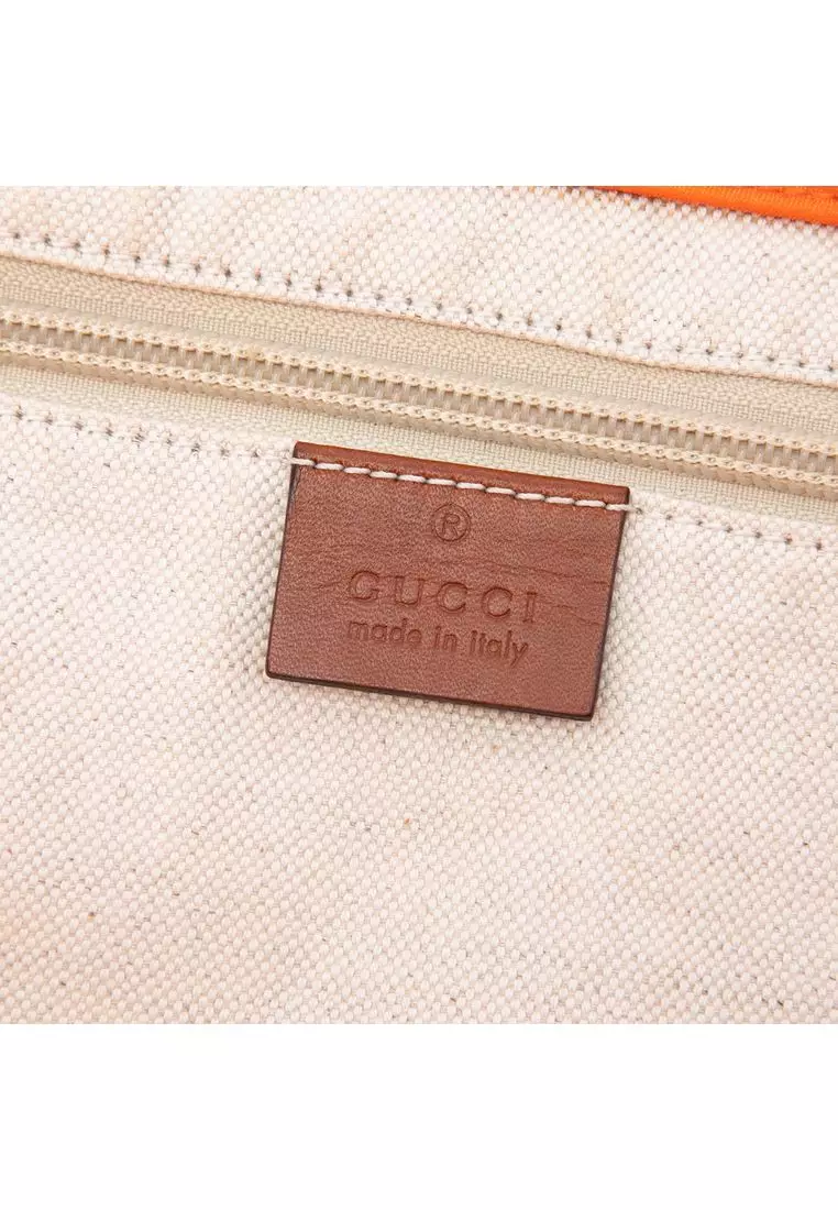 Pre-Loved Gucci Gg Nylon Travel Bag