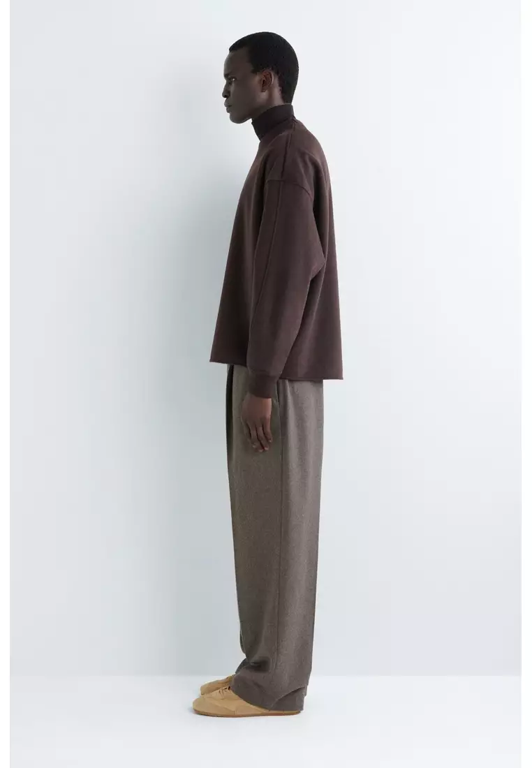 OVERSIZED MERINO-WOOL JERSEY JUMPER