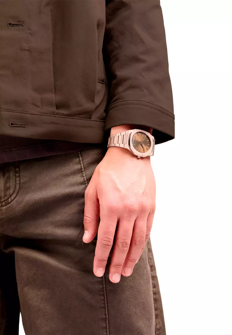 Chocolate Ultra Thin Bracelet Watch, 40 mm