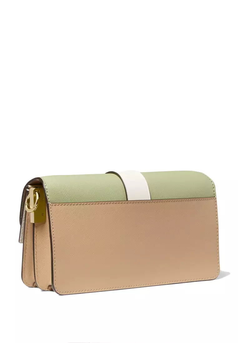 Greenwich Medium Convertible Shoulder Bag - Camel Brown/Multi