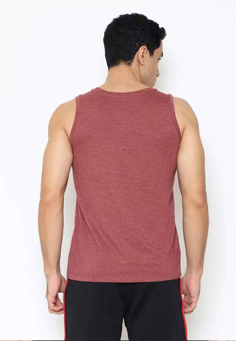 Fitwear - Muscle Tee Pria Grifton Plain - MAROON