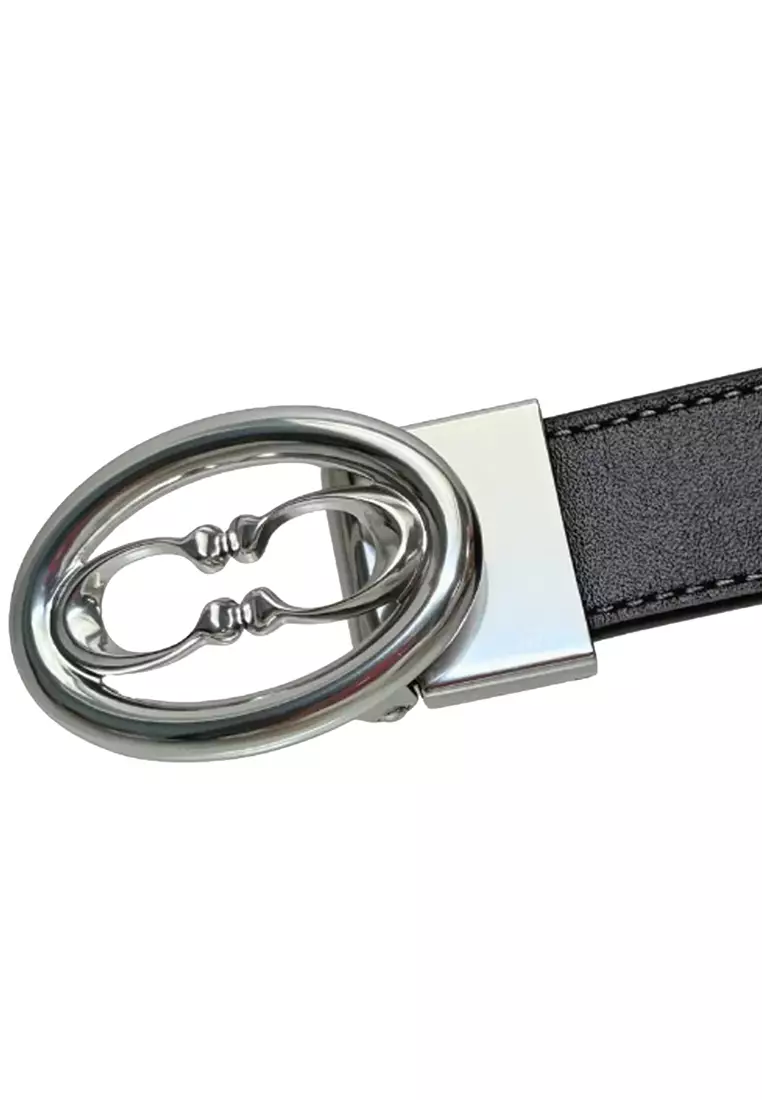 Signature Buckle Cut To Size Belt, 25 Mm - Black Maple CZ444