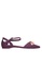 Twenty Eight Shoes purple 3D Flora Ankle Strap Jelly Flats VR5132 38689SH729EA04GS_1