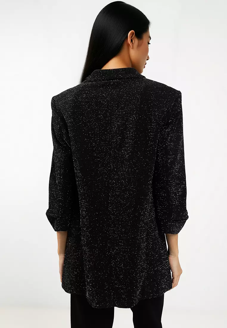 Quarter Sleeve Glit Blazer