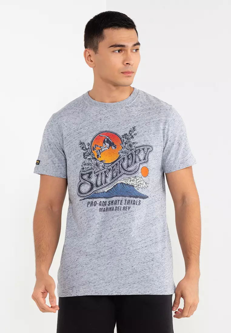 Buy Superdry Vintage Skate Scene T-Shirt - Original & Vintage 2024 ...