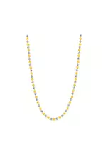 916/22K Gold - 2MM, 45CM (Two-Tone Gold)