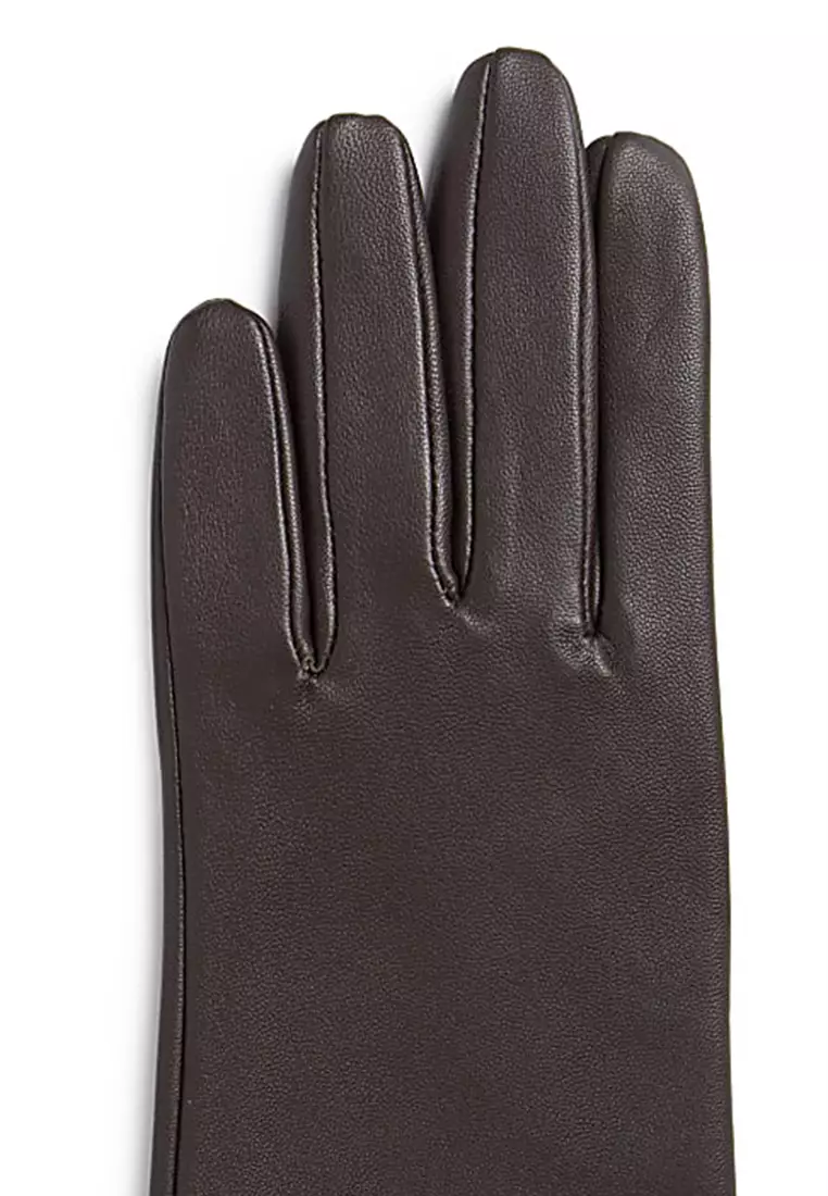 Leather Warm Lined Gloves