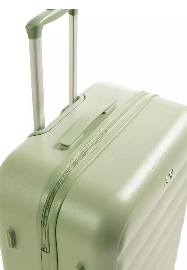 Puff 24"  Hard Case Luggage In Pistachio
