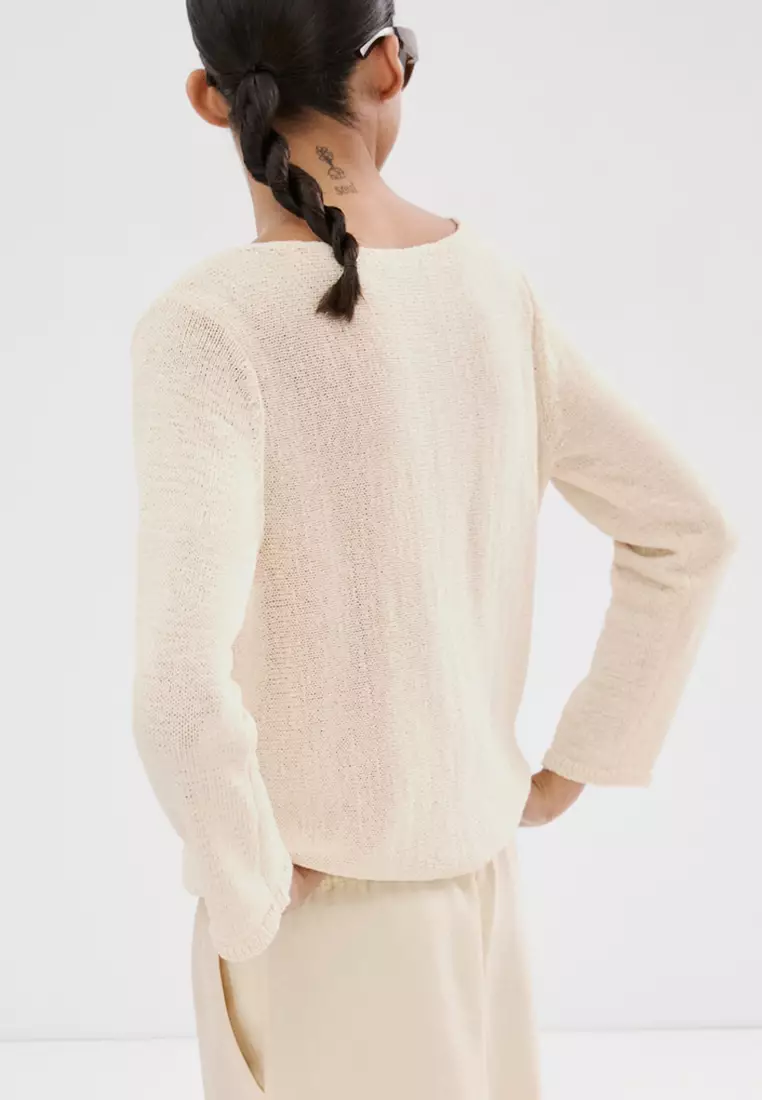 Long-Sleeves Knitted Sweater