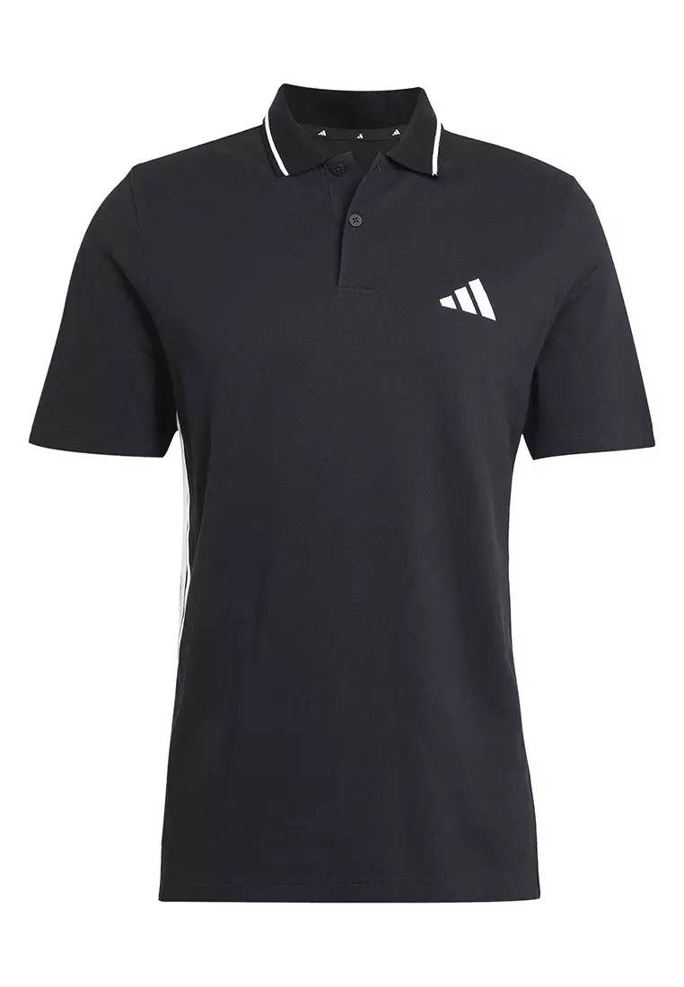 Essentials 3-Stripes Piqué Polo Shirt