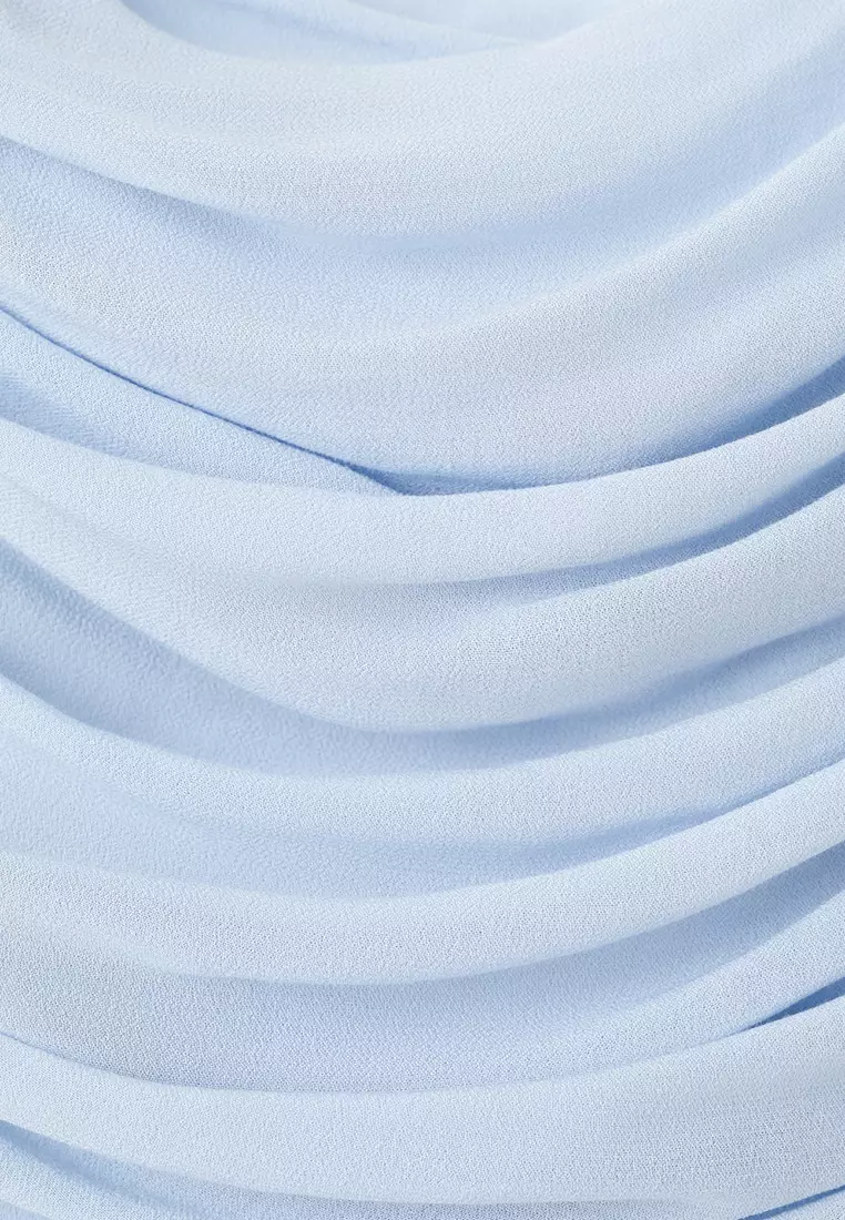 Asymmetrical Pleated Dress