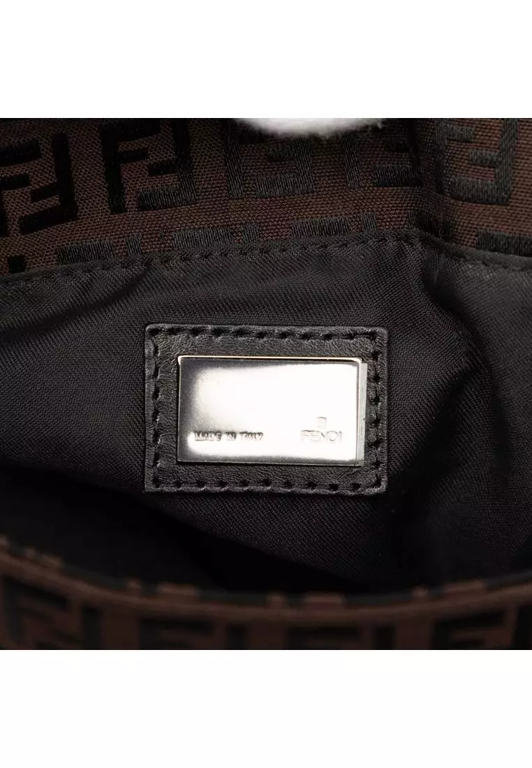 Pre-Loved Fendi Zucchino Canvas Tote