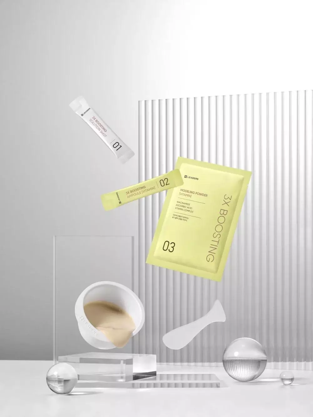 Leaders 3X Modeling Mask Pack Vitamin | Masker Wajah