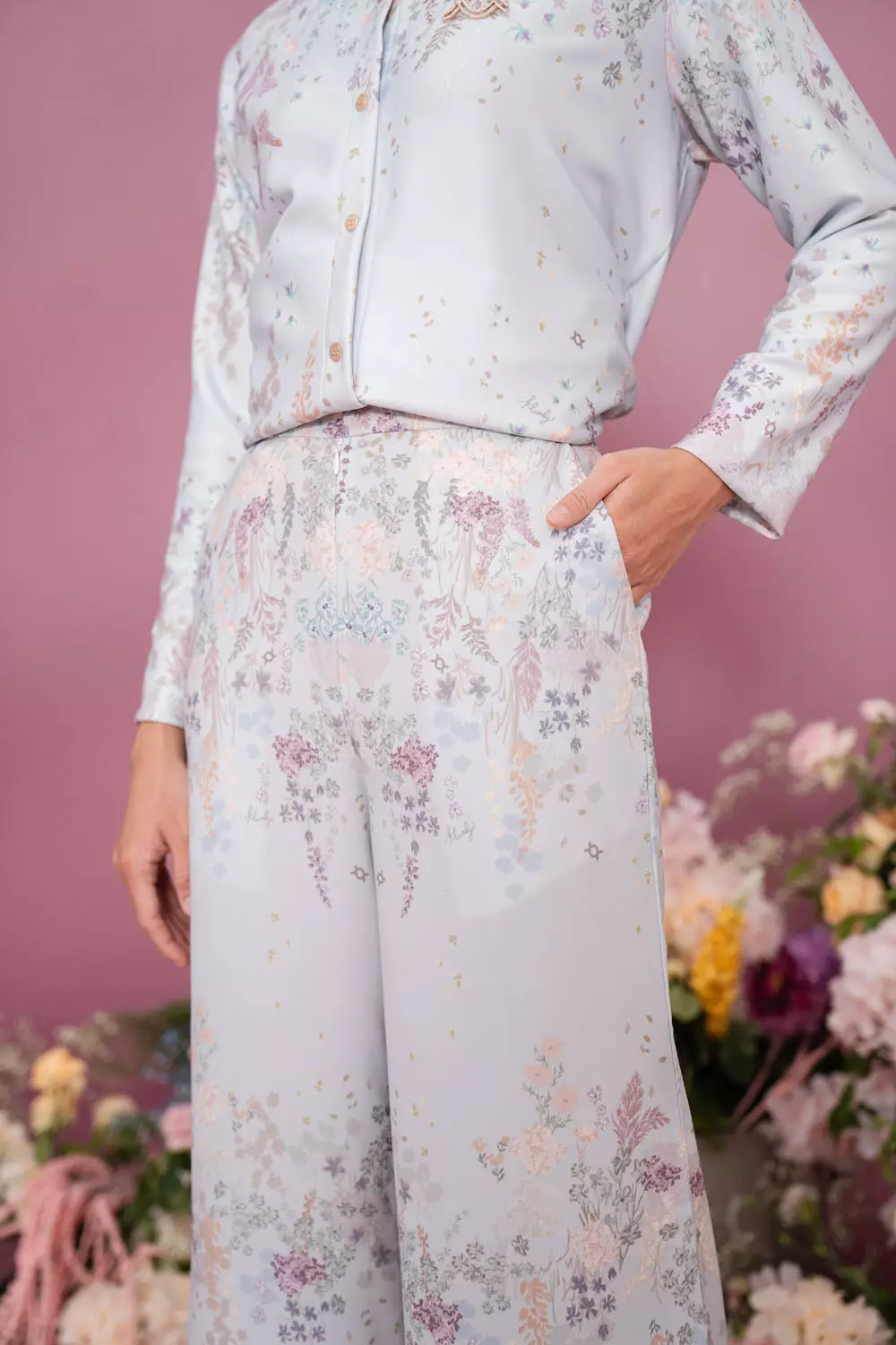 Klamby - Gardenia Pants Ashy Blue