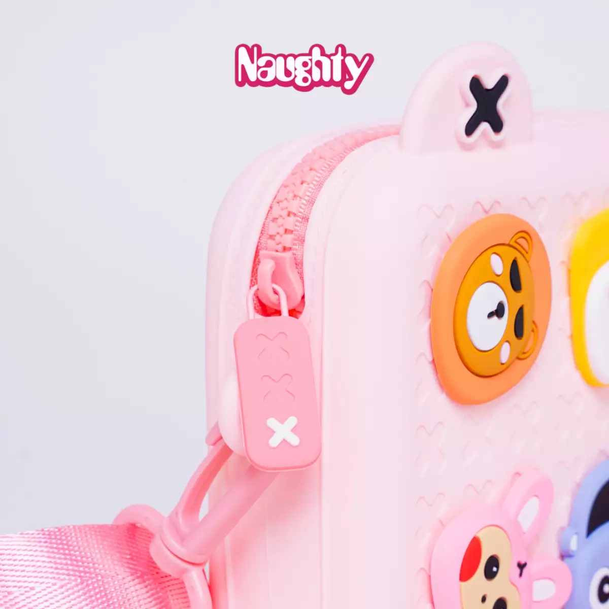 Tas Selempang Anak Sling Bag Jelly April A923 210604 Naughty Accessories - Warna PINK