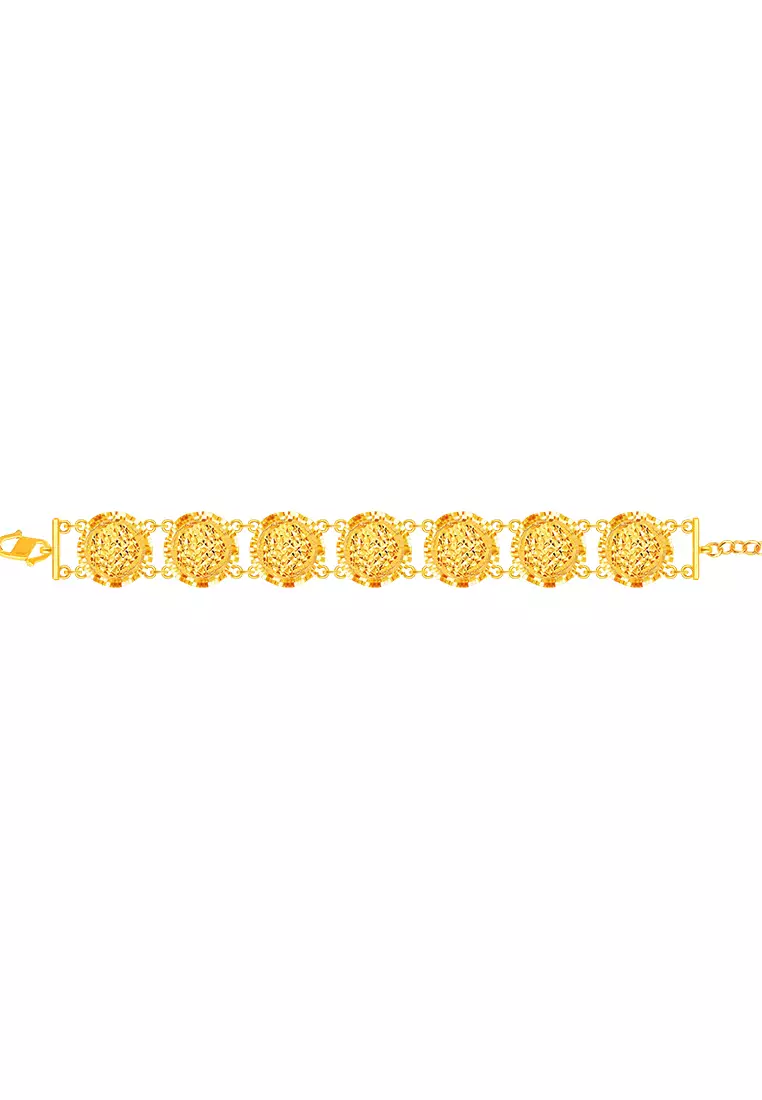 916/22K Gold Topi Bracelet T63