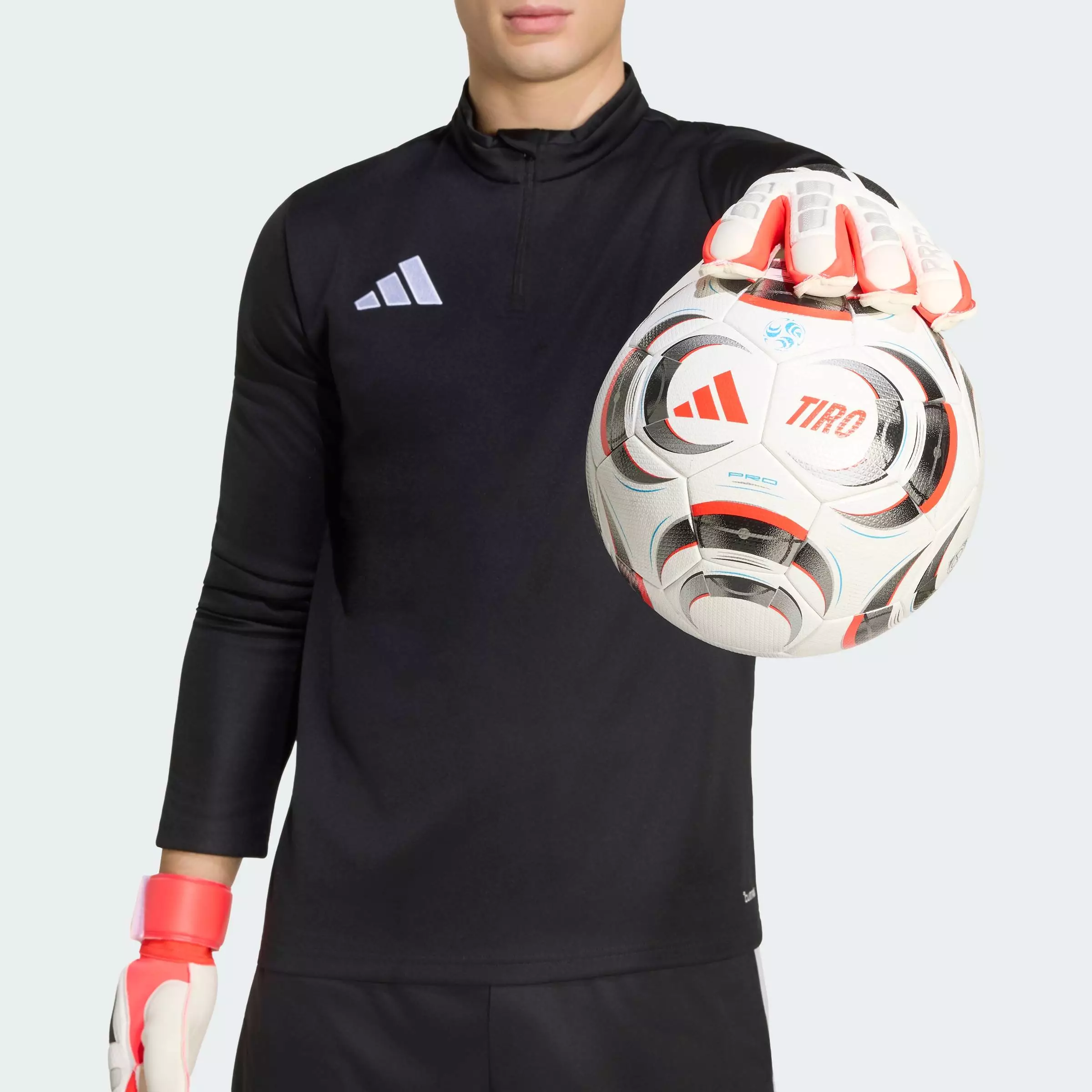 Football PREDATOR GOALKEEPER GLOVE MATCH FINGERSAVE Unisex White KA7784