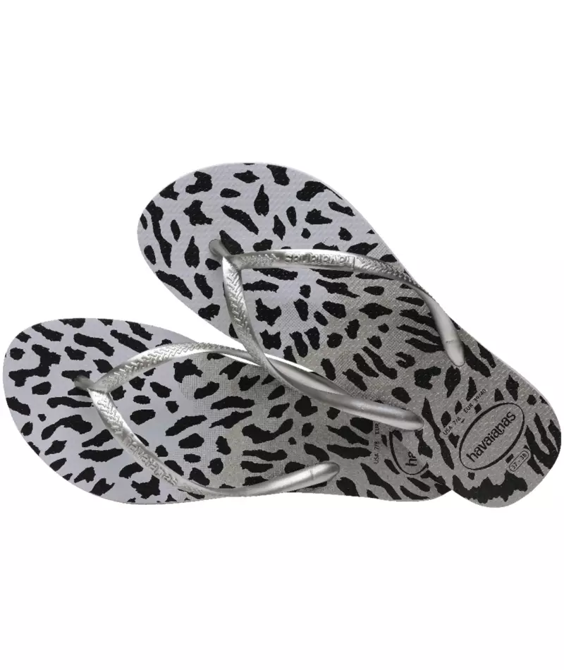 [ONLINE EXCLUSIVE] Havaianas 9320 Slim Animals Grey/Grey - Sandal Wanita