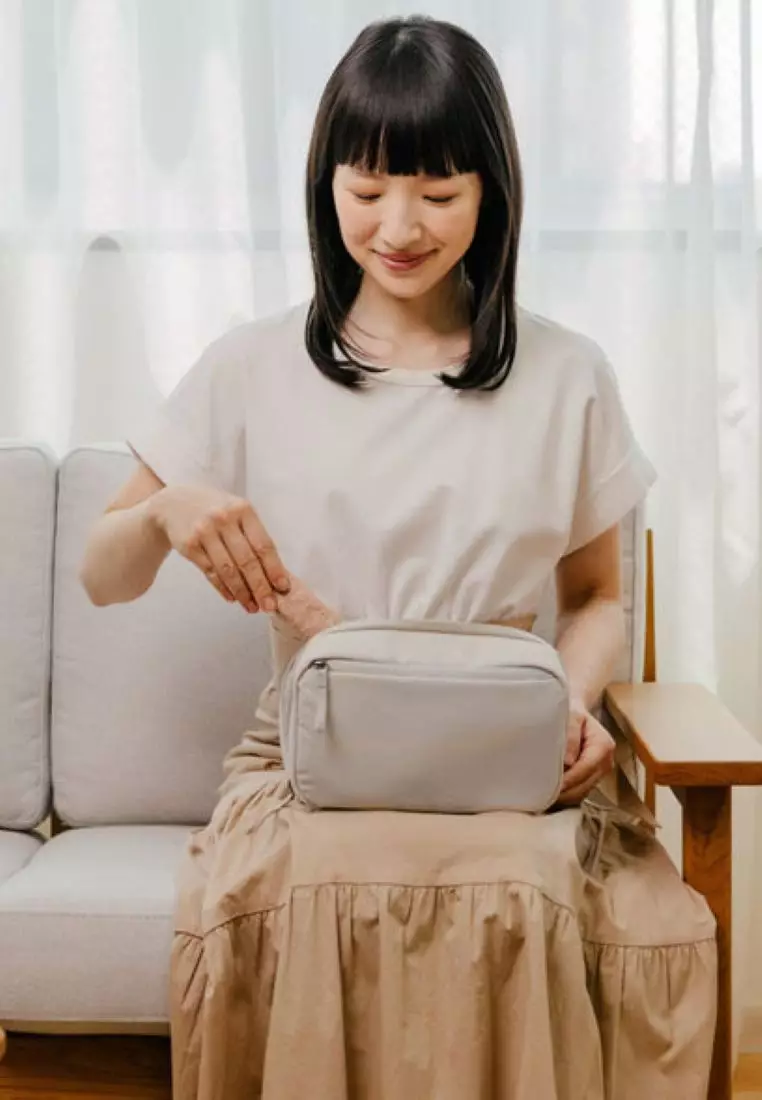 Orbitkey Konmari 2-In-1 Tech Pouch (Stone)