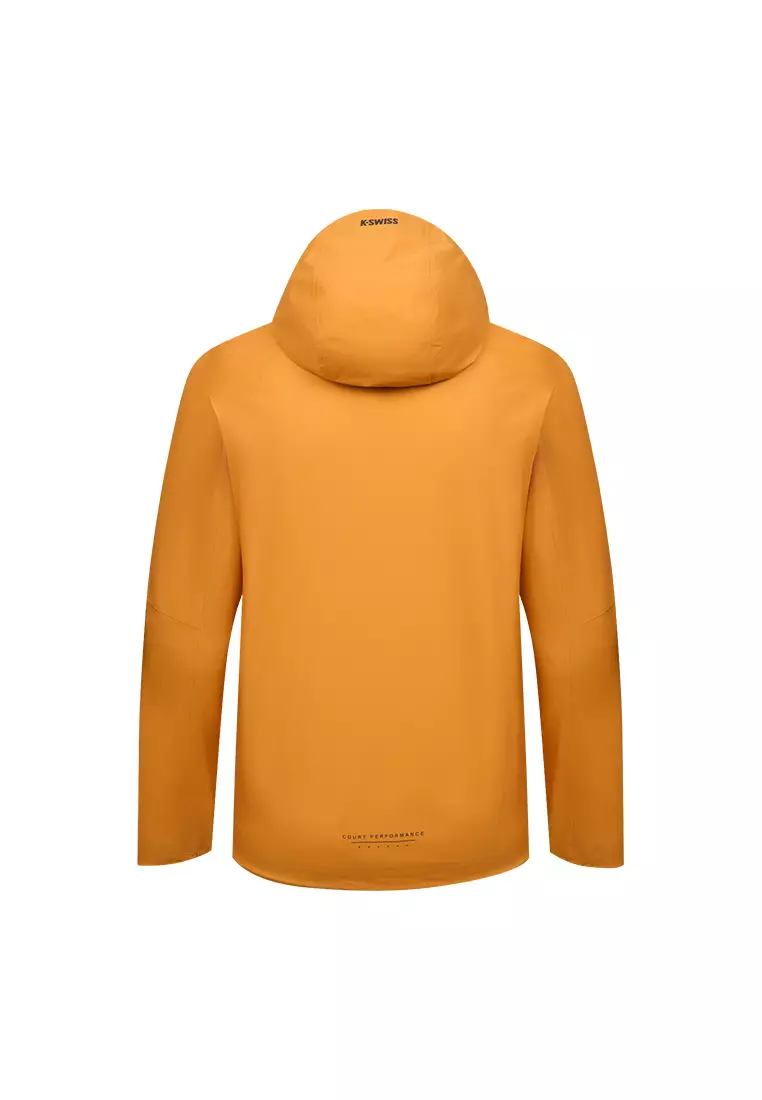 男裝 K-SWISS LOGO 防風防水輕量沖鋒衣 外套