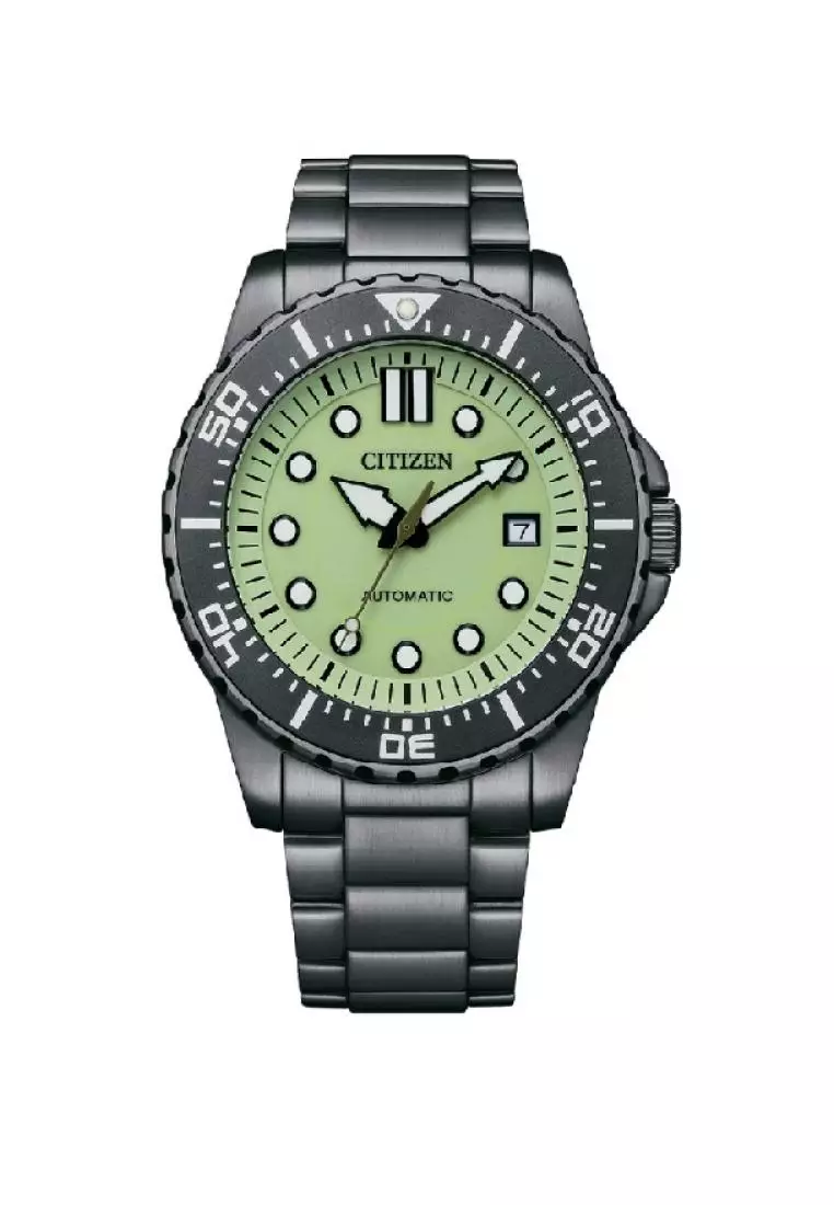 Buy Citizen Citizen Automatic Mint Green Dial Black Stainless Steel