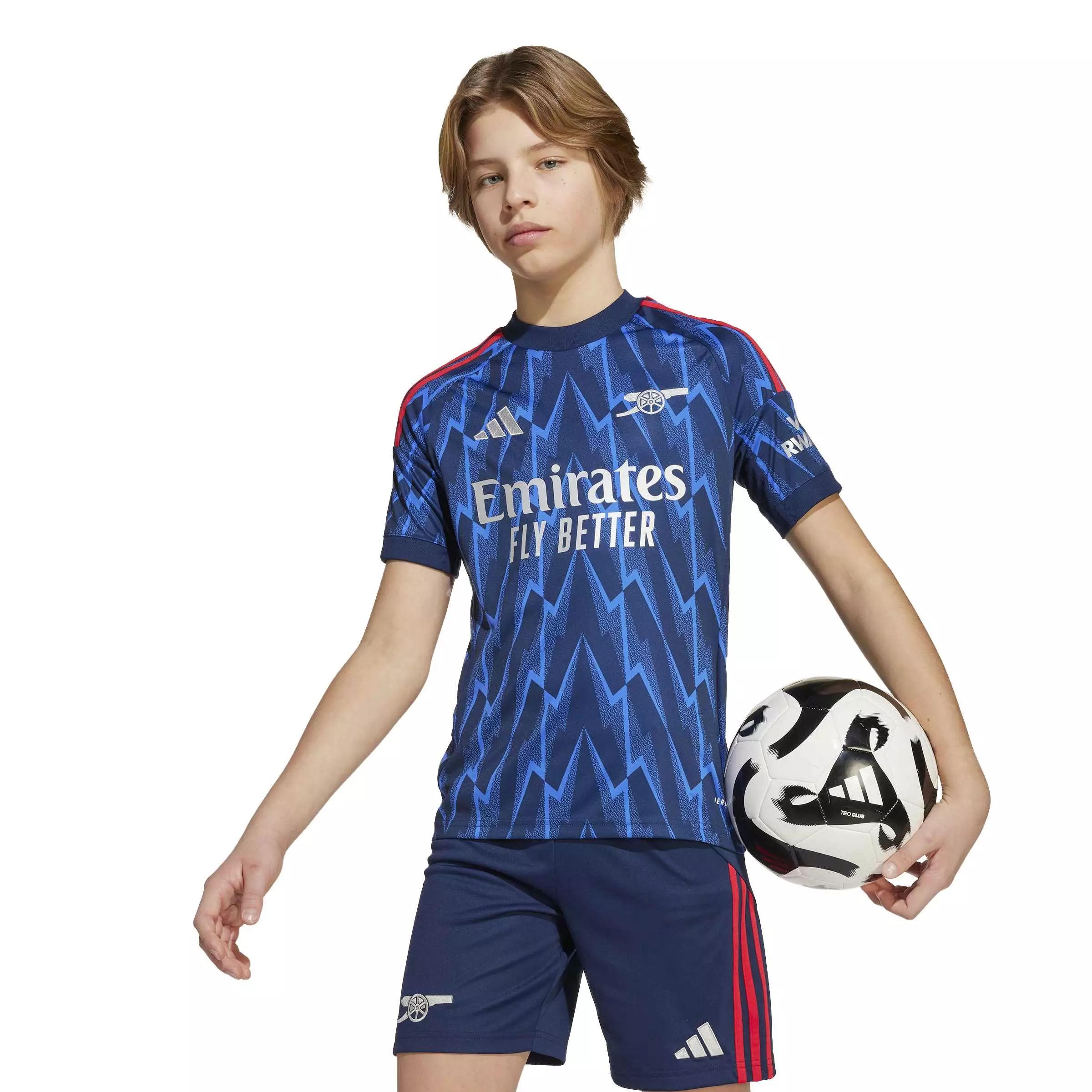 ADIDAS Arsenal 25/26 Away Jersey Kids JI9550 - Jersey Anak (Ungu)